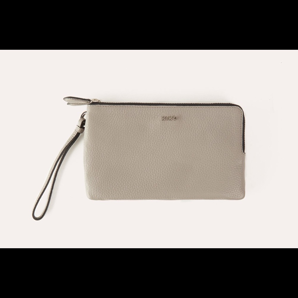 Kiko gray wristlet